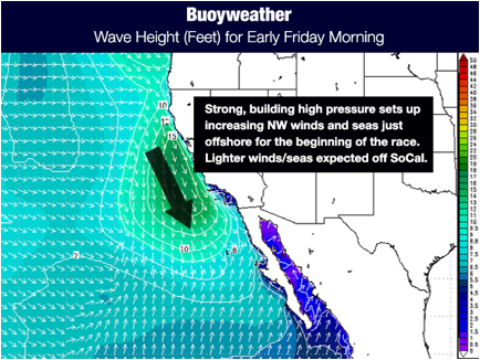 Wave Height for Early Friday